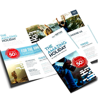 Impression personnalisée de brochures, catalogues, dépliants, livrets, promotionnels, bon marché, nouveaux