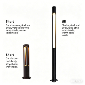 Fabricant professionnel de lampes de jardin en aluminium imperméables pour l'extérieur, lampes LED pour villa, cour, lampadaires - Product Image 1