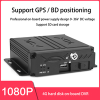 Grabador de vídeo Dvr para coche, grabador de vídeo Personal, caja negra, 4 canales, Mdvr, 1080p