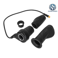 Manillar de Aceleración de Media Giro 12V-72V de Plástico Duradero Impermeable con Conector M8 de 3 Pines WP para Scooter