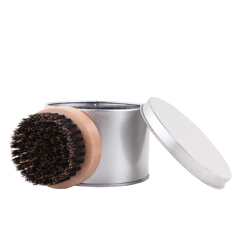 Round Brush for Men's Beard Custom Logo Round Beard Brush manufacturing Custom shaving brush