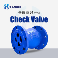 Clapet anti-retour manuel silencieux à ressort en fonte ductile HQ44X, à fermeture douce, PN16 DN50-DN400, pour alimentation en eau, joint EPDM, ISO9001