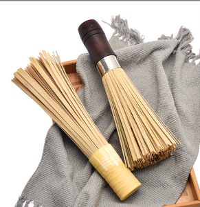 Cepillo de Cocina con Mango de Madera, Cepillo Largo para Lavar Ollas, Cepillo Diagonal de Bambú para Hotel - Product Image 4