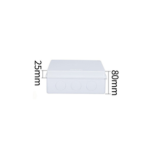 200x200x80mm IP65 <b>Waterproof</b> Junction <b>Box</b> ABS Plastic Custom Hole Opening Support with Built-in Sealing Strip Outdoor Enclosure - Product Image 5