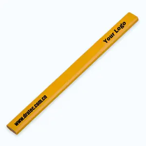 批发低价八角木铅笔定制印刷木匠铅笔建筑标记铅笔