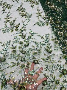 2025 Mới Mùa Xuân Và Mùa Hè Vải Lưới Mỏng Với <span class=keywords><strong>Sequin</strong></span> Và Bead <span class=keywords><strong>Embellishments</strong></span> Cho Váy Cưới Vải - Product Image 4