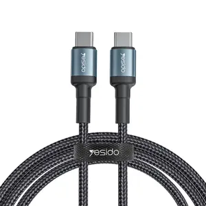 YESIDO 1,2 2Meter USB PD Typ C Micro für 60W 20W 5V 2,4A Handy-Datenkabel