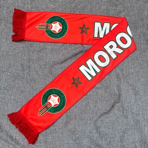 Set de 4 Piezas para Fanáticos de la Copa Mundial de Fútbol 2026, Bandera Nacional de Marruecos, Gorro, Bufanda, Gafas de Sol, Pintura Facial, Kit de Recuerdos de Fútbol - Product Image 5