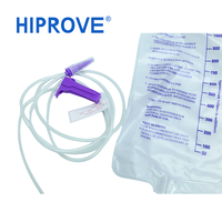 Kit de poches de perfusion entérale jetables avec anneau de suspension, poche translucide pour la nutrition entérale à l'hôpital et à domicile