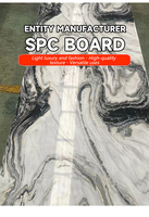 Panneau mural composite en cristal de carbone de qualité supérieure, anti-collision, avec revêtement UV, noyau SPC renforcé absorbant les chocs