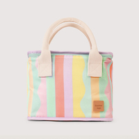 Sacs à lunch de voyage personnalisés en toile de polyester souple avec doublure isolante, imperméables, sacs isothermes de plage avec logo