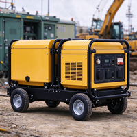 Générateur diesel silencieux OEM personnalisé de 5 kW, unité d'alimentation portable d'urgence