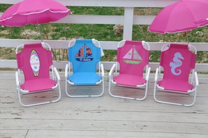 Sedie da <span class=keywords><strong>Spiaggia</strong></span> Personalizzate per Bambini con Ombrellone, Set di Mobili OEM per Esterni - Product Image 5