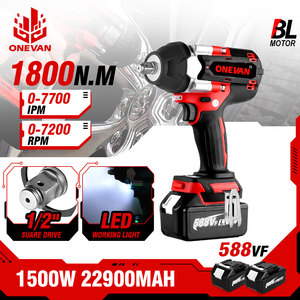 Cờ lê tác động không chổi than 1000N.m, 1/2 inch, 3 tốc độ, không dây, sạc lại được, dùng cho pin <span class=keywords><strong>Makita</strong></span> 18V - Product Image 2