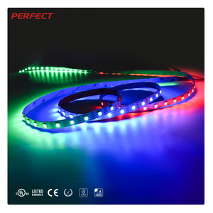 Dc12v kỹ thuật số 5050 <span class=keywords><strong>RGB</strong></span> LED Strip được xây dựng trong IC cho cảnh quan Ws2815 thông minh dải đèn 60 địa chỉ <span class=keywords><strong>RGB</strong></span> pixels mỗi mét - Product Image 2