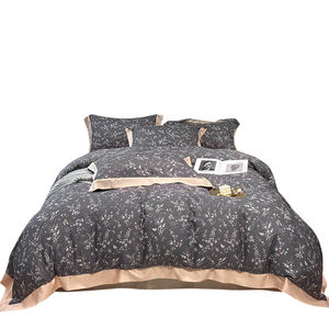 2026 Nieuwe 100% Lyocell 300TC Beddengoedset 60S*60S Reactief Geprint Huidvriendelijk Groothandel Luxe Lakensset - Product Image 1