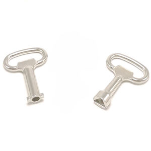 Jutye – serrure de porte d'ascenseur universel, clé de Valve d'eau, clé utilitaire, clé de <span class=keywords><strong>plombier</strong></span>, clé triangulaire intérieure pour armoires électriques - Product Image 1