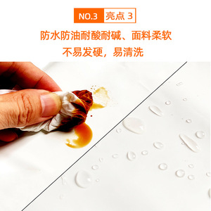 Delantal impermeable de TPU termosellado, resistente al aceite, estilo babero para adultos, para uso en cocina y trabajo, color azul. - Product Image 5