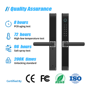 Cerradura Inteligente Vertexis de Alta Calidad, de Aluminio, Diseño Delgado, con Huella Dactilar, Contraseña, Desbloqueo por WiFi Tuya, Control por Aplicación en la Nube, Grado C - Product Image 6