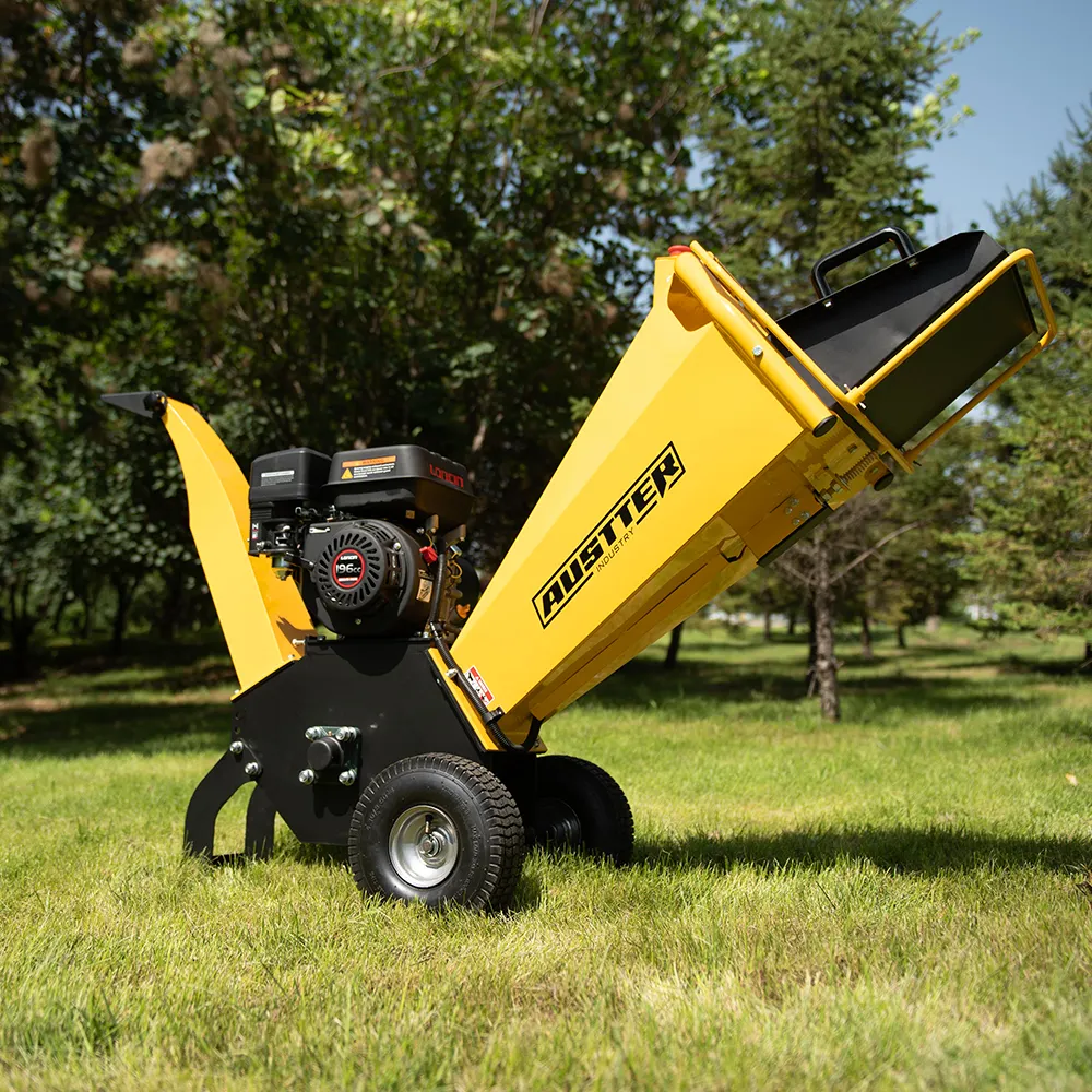 AUSTTER GS650 Garten forst wirtschaft mit mobilem Benzin Power Holzhacker Holzhack maschine