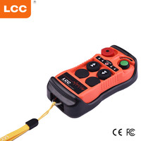 Remote Kontrol Crane Nirkabel Industri LCC Q200 2-Tombol Kecepatan Tunggal Tahan Air IP65 untuk Hoist & Winch