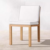 Table et chaises de jardin en teck, résistantes aux intempéries et au soleil, amovibles, en bois massif, pour balcon, villa, terrasse