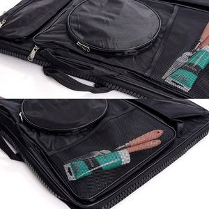 BSCI Factory Art Supply - Mochila Portafolio de Nailon Negro para Materiales de Arte, Tamaño: 19" x 26" - Bolsa de Transporte para Artistas - Product Image 6