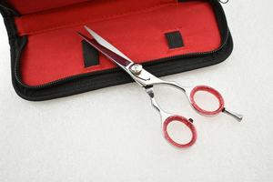 Ciseaux de coiffure professionnels en acier inoxydable bord de rasoir lame droite cisailles de coupe de cheveux avec utilisation de salon de coiffure à pointe pointue - Product Image 6