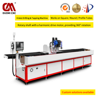 Machine de perçage de tubes ronds CNC à double broche haute performance, un outil spécialisé pour le perçage et le taraudage automatisés