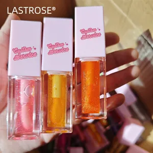 Großhandel Mini-Lippenstift feuchtigkeitsspendender Farbton magisches Lippenöl veganes Fruchtglanz Lippenöl Eigenmarke flüssiger durchsichtiger Lipgloss