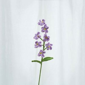 Décoration d'intérieur, fleurs artificielles en myosotis tricotées, vente en gros, fleurs au crochet faites à la main - Product Image 4