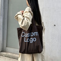 Sac fourre-tout en toile robuste, sac en toile épaisse, logo personnalisé, sac fourre-tout grande capacité pour le shopping et les voyages
