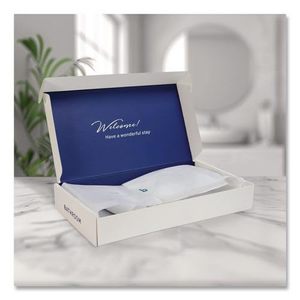 Kit de toilette réutilisable Boardwalk – 12 packs d'articles de toilette hypoallergéniques : Bain de bouche, dentifrice, gel douche, shampoing revitalisant - Product Image 2
