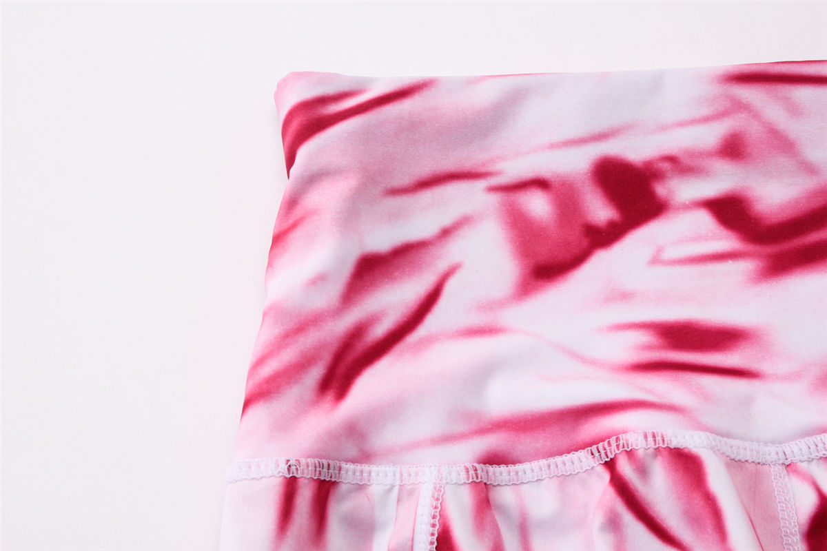 2021 tie dye yoga leggings women gym leggings custom logo