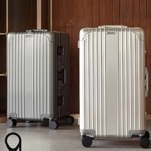 Valise à coque rigide en ABS légère unisexe avec roulettes pivotantes à 360 degrés, serrure TSA, poignée télescopique, fermeture éclair, design moderne - Product Image 3