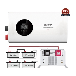 DEMUDA 12V 24V 48V DC에서 AC 인버터 <span class=keywords><strong>1KW</strong></span> 2KW 3KW 4KW 5KW 6KW <span class=keywords><strong>UPS</strong></span> 저주파 순수 사인파 태양광 인버터 (충전기 포함)
