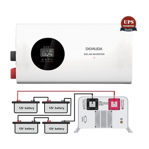 DEMUDA 12V 24V 48V DC AC invertör 1KW 2KW 3KW 4KW 5KW 6KW UPS düşük frekans saf sinüs dalga güneş şarjlı Inverter