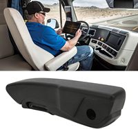 Accoudoir universel noir réglable en mousse PU auto-adhésive pour camion lourd, voiture, console centrale, modèle BD-25102390
