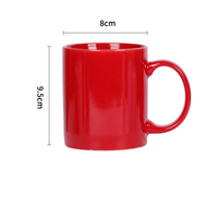 Tasse à petit-déjeuner en porcelaine avec illustration de paysage personnalisée pour les magasins de souvenirs des musées, les programmes culturels et les commandes en gros