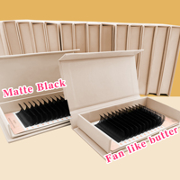 Extensions de cils 0.03mm Mega Volume, 0.05 .07mm Russian Volume, 0.10 .12 .15 .18 .20mm Classic C D Curl, 5-25mm