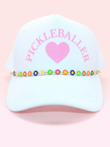 Vente en gros de haute qualité polymère amovible Western Boot Stitch fleur perlée camionneur chapeau chaîne bijoux - Product Image 5