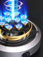 Réchaud à gaz à cassette détachable, flamme puissante, pour camping et randonnée en extérieur, chauffage rapide, préparation du thé, cuisson sur le terrain