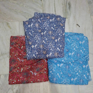 Tela de Algodón 100% Lavada, Abstracta y Geométrica, No Tejida, para Confección de Vestidos de Niña, Precio al por Mayor - Product Image 1