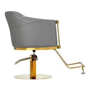 New Design Rolling Beauty Salon Gold Chair For Wholesales