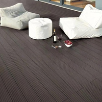 Terrasse en composite bois-plastique imperméable traditionnelle 140-25B à prix de gros pour piscine et jardin