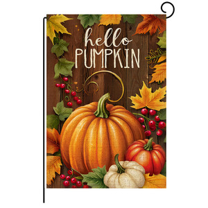 Lễ Tạ Ơn Vườn Cờ Hiện Đại Nhỏ Đầy Màu Sắc Cờ Cho Ngoài Trời & Sân Đảng Trang Trí Nội Thất Thân Thiện Với Môi Lanh Mùa Thu Thu - Product Image 1