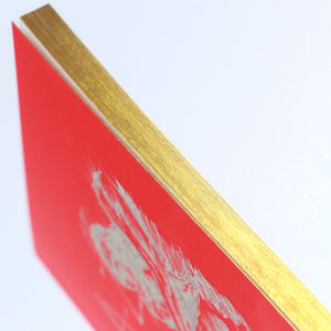 Impression de livres à couverture souple avec bords pulvérisés sur mesure, reliure cousue sectionnelle, couverture rouge, fabricant, serveur - Product Image 5