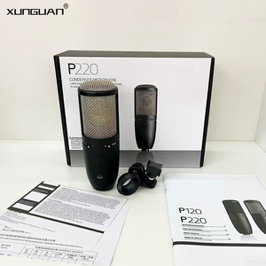 Microphone de studio professionnel P220 à large diaphragme, à condensateur, pour chant, voix off, diffusion radio, podcast, travail de diffusion - Product Image 1