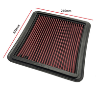 Filtre à air haute performance compatible avec Mitsubishi Triton L200 2.5L L4 Diesel et 2.4L L4