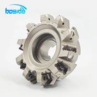 Fraise à face indexable FMD02-D80R-A27-PN11-08 42HRC en carbure avec revêtement TiAlN, 6 dents, pour usinage CNC de fonte (ODM)